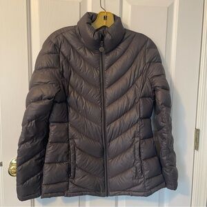 Calvin Klein Quilted Puffer Jacket - Charcoal Gray